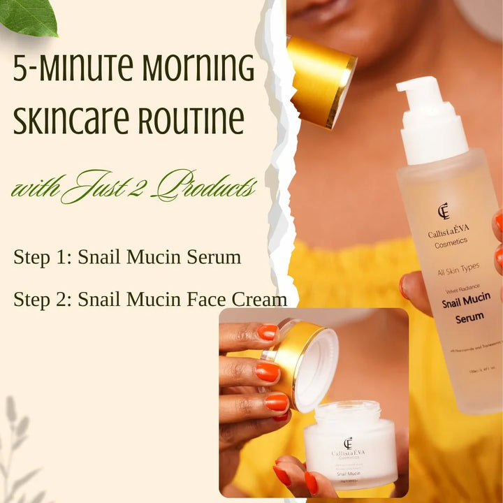 5-Minute Morning Skincare Routine with Just 2 Products — Ideal for Busy Workdays