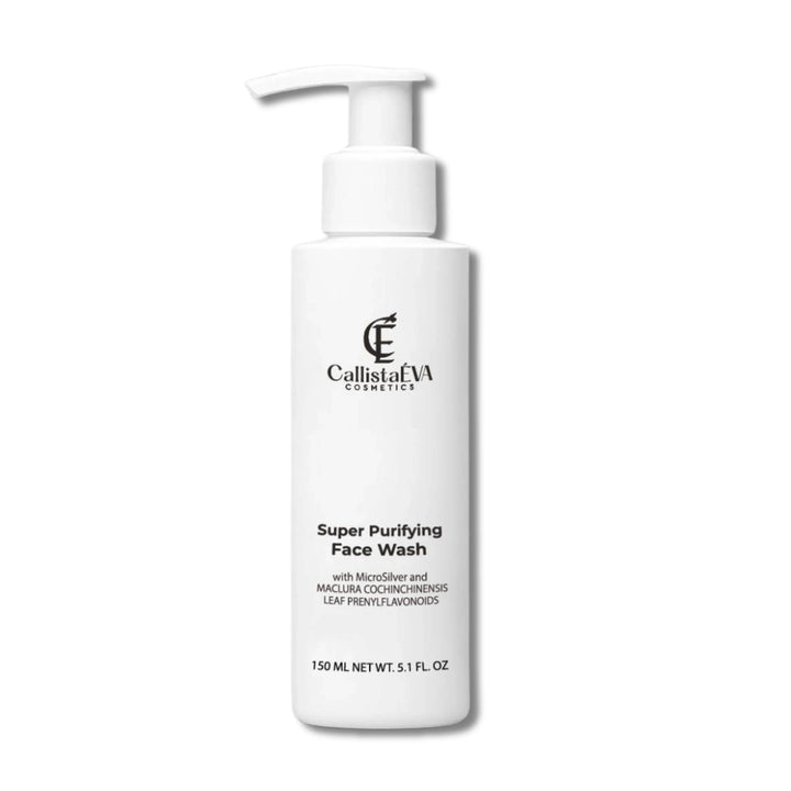 CallistaÉVA Super Purifying Face Wash – MicroSilver™ & Maclura Leaf for Oily, Acne-Prone Skin