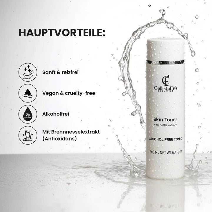 CallistaÉVA Skin Toner with Nettle Extract – Alcohol-Free Toner for Hydration & Balance