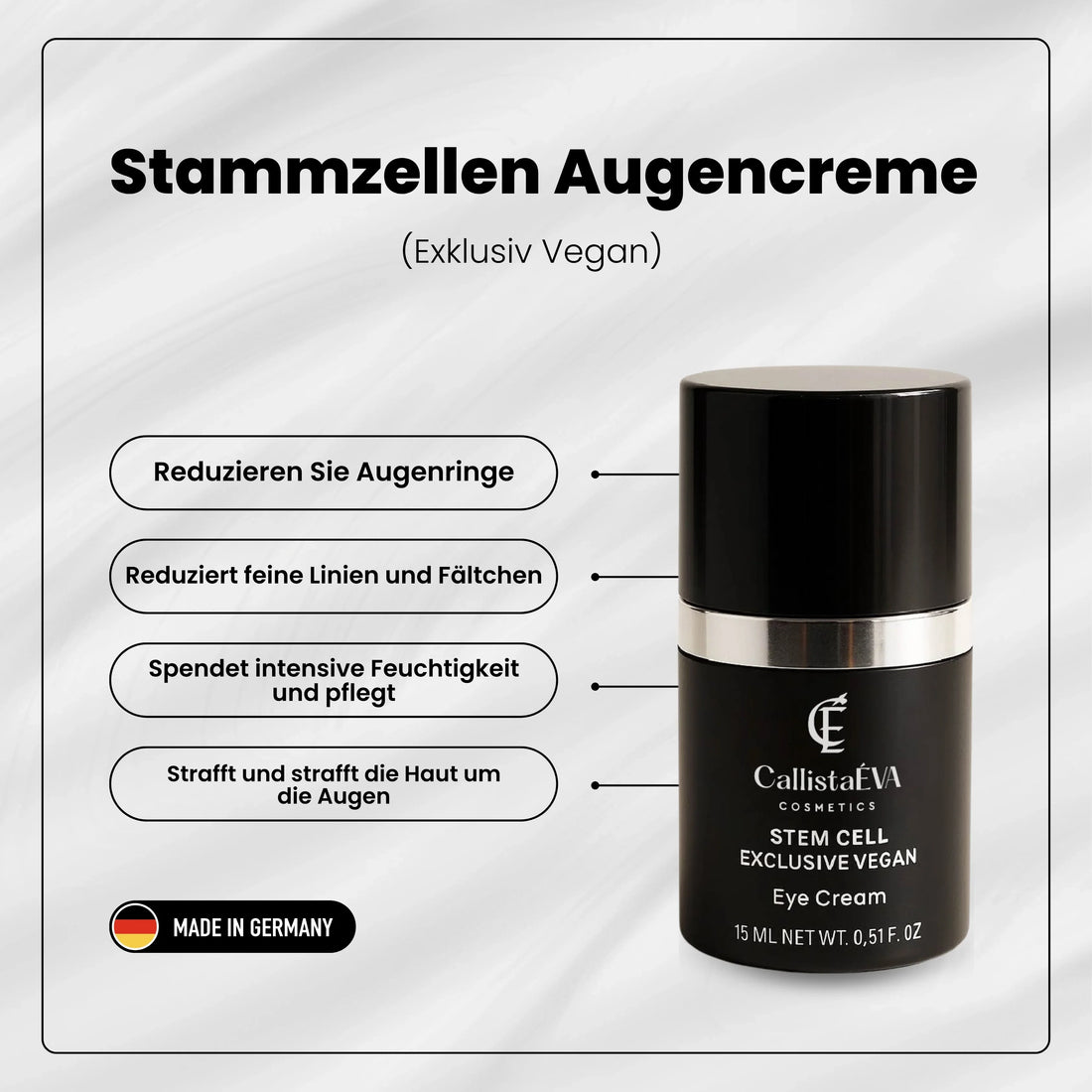CallistaÉVA Stem Cell Exclusive Vegan Eye Cream – Anti-Aging, Firming & Bright Eyes