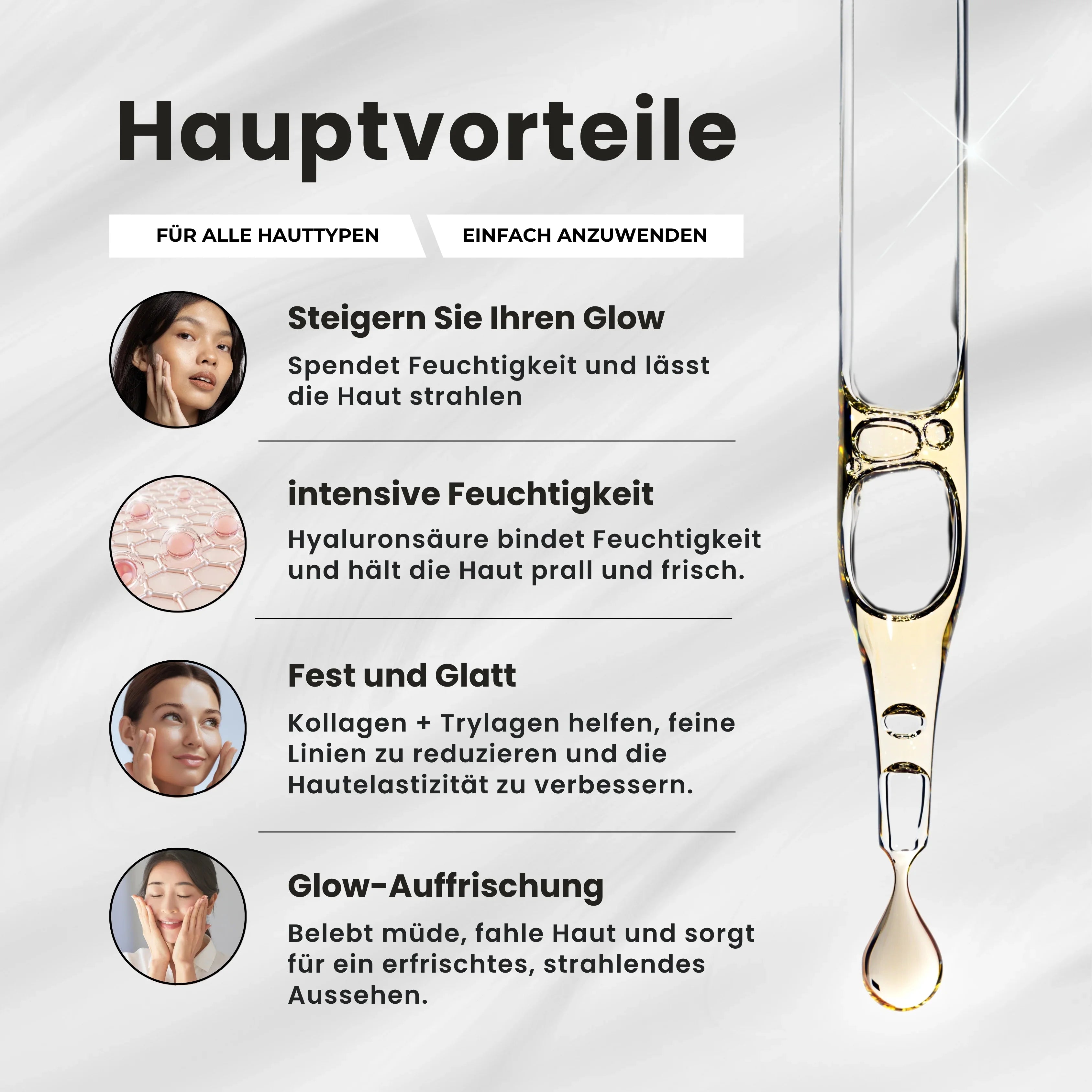 CallistaÉVA Collagen Boosting Serum with Hyaluronic Acid & Trylagen™ – Firming & Anti-Aging