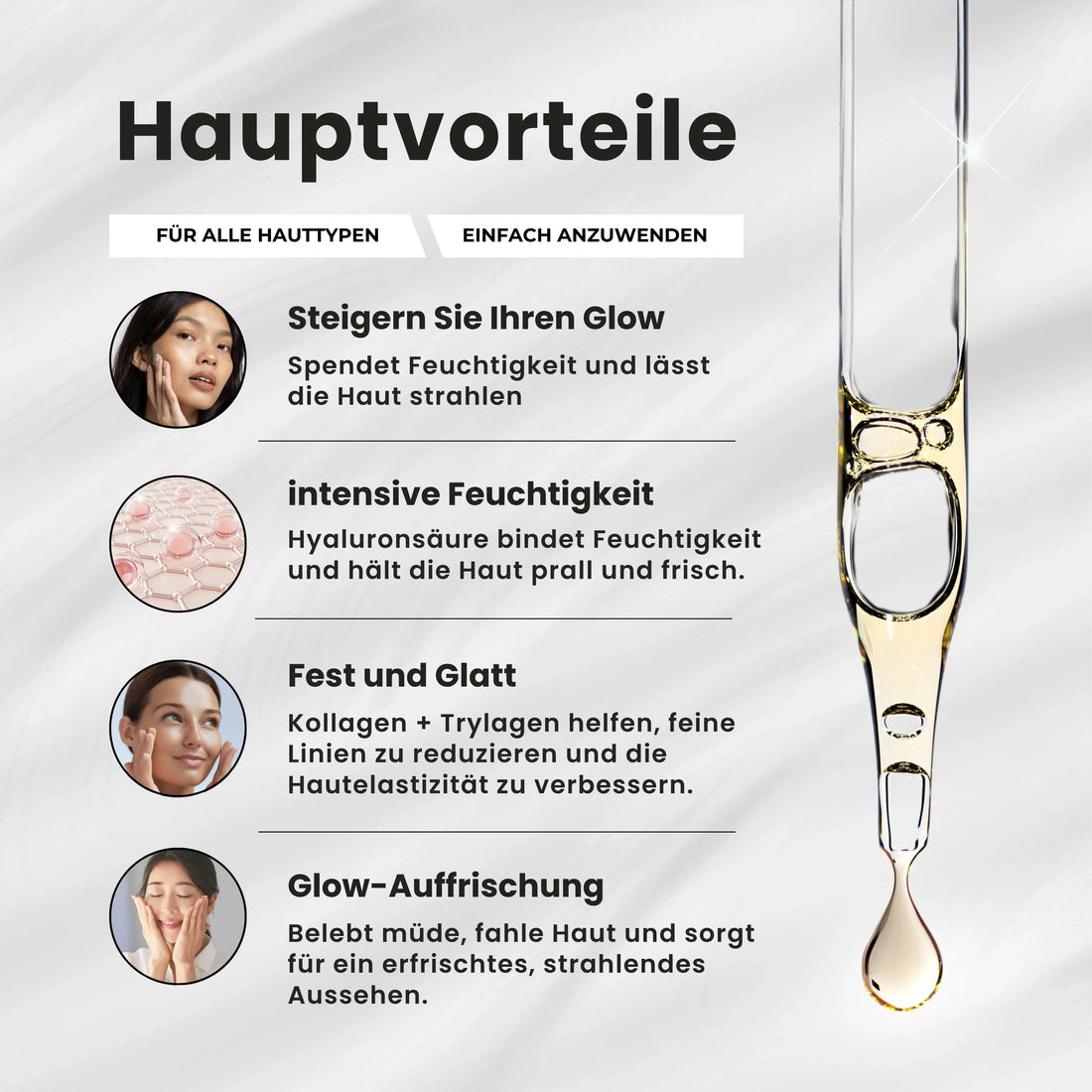 CallistaÉVA Collagen Boosting Serum with Hyaluronic Acid & Trylagen™ – Firming & Anti-Aging