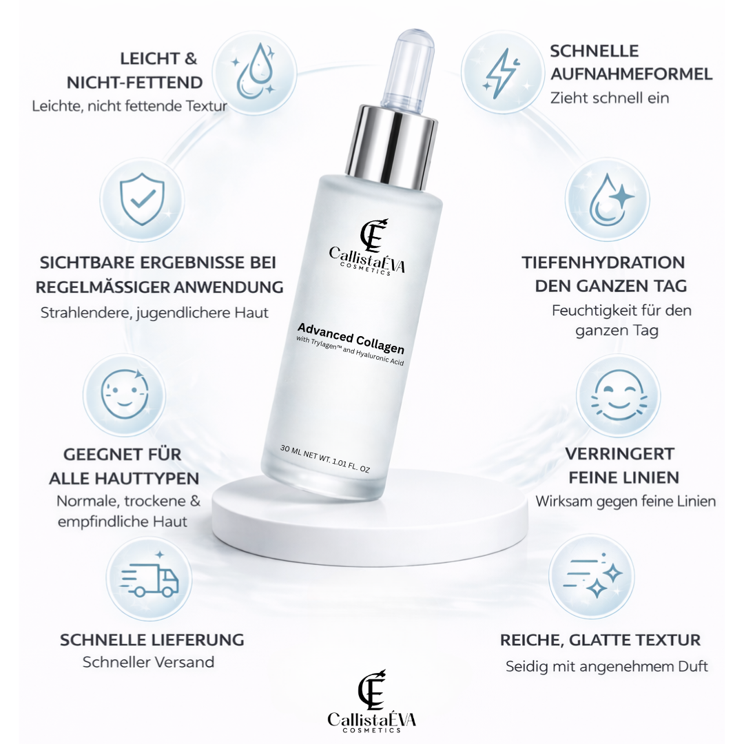 CallistaÉVA Collagen Boosting Serum with Hyaluronic Acid & Trylagen™ – Firming & Anti-Aging