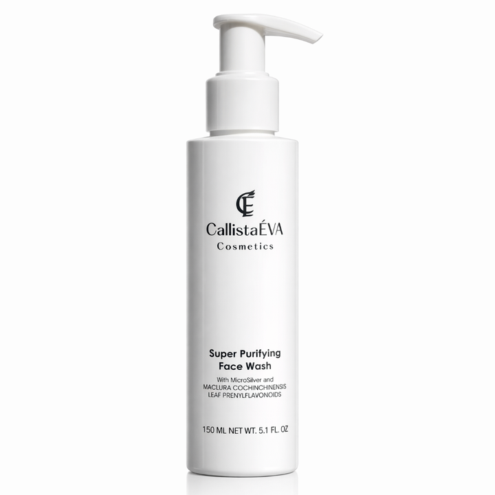 Super Purifying Face Wash – MicroSilver™ & Maclura Leaf for Impure, Oily, Acne-Prone Skin, & Sensitive Skin (150ml)