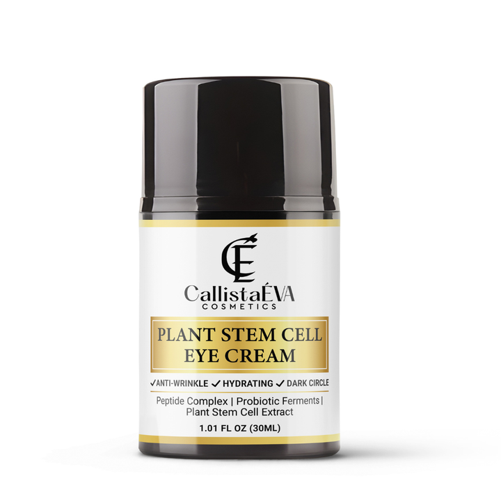CallistaÉVA Advanced Plant Stem Cell Eye Cream with Dual Peptide Complex and Probiotic Ferments for Fine Lines & Wrinkles and dark circles
