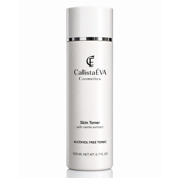 AHA Exfoliating Alcohol-Free Toner with Nettle Extract, Lactic & Tartaric Acid – Gentle Exfoliation, Hydrating & Pore-Refining (200ml)